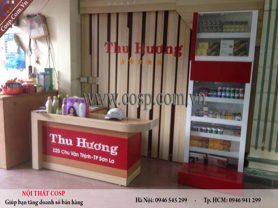 Thiết kế thi công siêu thị mini Thu Hương - Sơn La